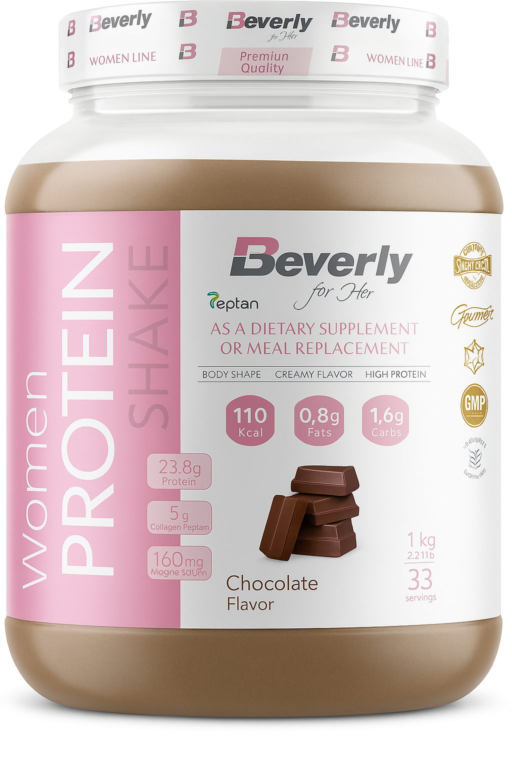 🍫 Beverly Women Protein Shake – El batido ideal para mujeres dulceras (¡y sin lactosa!)