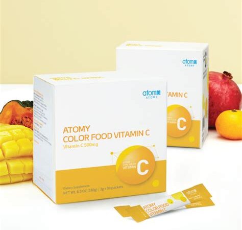 🍊 Vitamina C de Atomy: mi aliada diaria para la piel y el sistema inmunológico.
